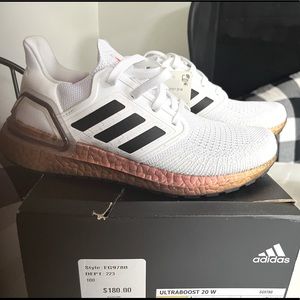 Womens Adidas Ultraboost 20 Size 6 1/2 (6.5) NEW, never worn, with tags.